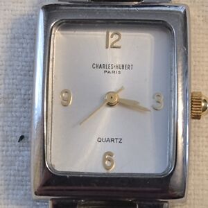 Ladies Charles Hubert PARIS Silver&Goldtone Quartz Watch